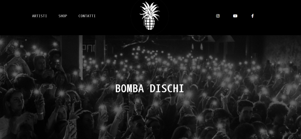 Sito web Bomba Dischi